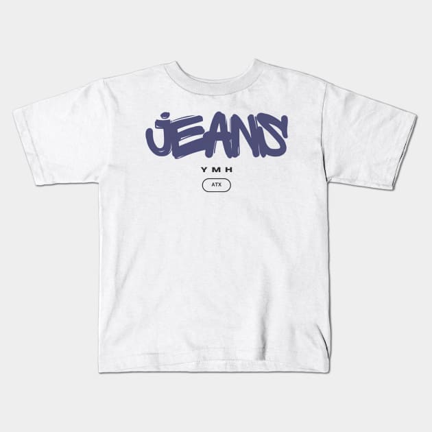 Hip Jeans Kids T-Shirt by TexasToons